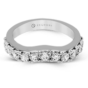 ZR1144 Anniversary Ring in 14k Gold with Diamonds