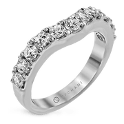 ZR1144 Anniversary Ring in 14k Gold with Diamonds