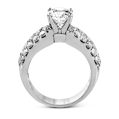 ZR114 Engagement Ring in 14k Gold with Diamonds