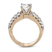 ZR114 Engagement Ring in 14k Gold with Diamonds
