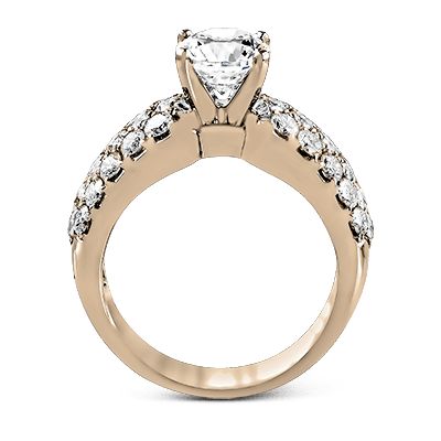 ZR114 Engagement Ring in 14k Gold with Diamonds