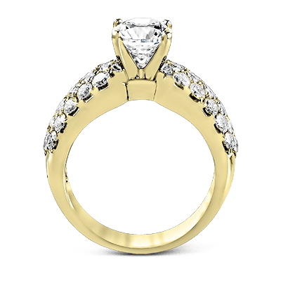 ZR114 Engagement Ring in 14k Gold with Diamonds