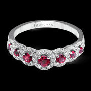 ZR1150 Color Ring in 14k Gold with Diamonds