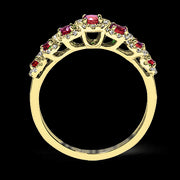 ZR1150 Color Ring in 14k Gold with Diamonds