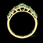 ZR1150 Color Ring in 14k Gold with Diamonds