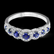 ZR1150 Color Ring in 14k Gold with Diamonds