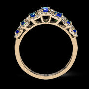 ZR1150 Color Ring in 14k Gold with Diamonds