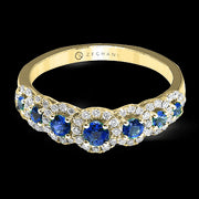 ZR1150 Color Ring in 14k Gold with Diamonds