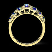 ZR1150 Color Ring in 14k Gold with Diamonds