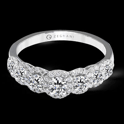 ZR1150 Color Ring in 14k Gold with Diamonds