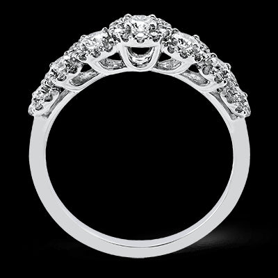 ZR1150 Color Ring in 14k Gold with Diamonds