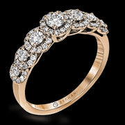 ZR1150 Color Ring in 14k Gold with Diamonds