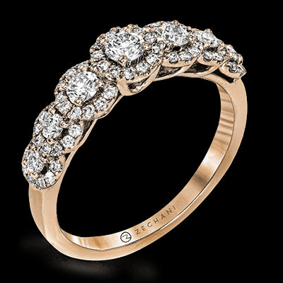 ZR1150 Color Ring in 14k Gold with Diamonds