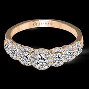 ZR1150 Color Ring in 14k Gold with Diamonds