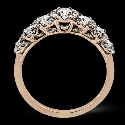 ZR1150 Color Ring in 14k Gold with Diamonds