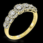 ZR1150 Color Ring in 14k Gold with Diamonds