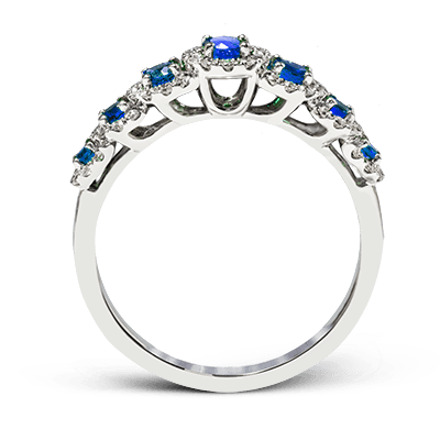 ZR1150 Color Ring in 14k Gold with Diamonds