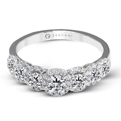 ZR1150 Color Ring in 14k Gold with Diamonds