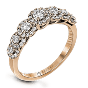 ZR1150 Color Ring in 14k Gold with Diamonds