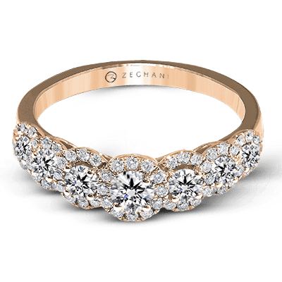 ZR1150 Color Ring in 14k Gold with Diamonds
