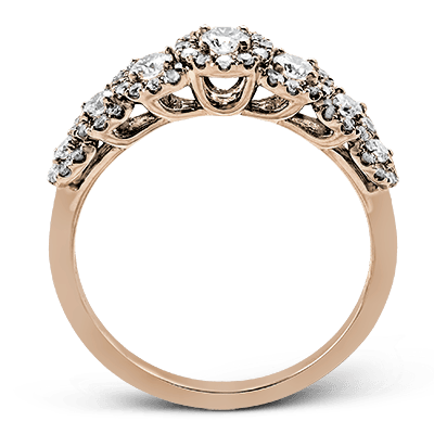 ZR1150 Color Ring in 14k Gold with Diamonds