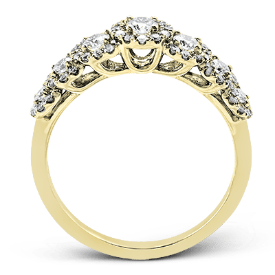 ZR1150 Color Ring in 14k Gold with Diamonds