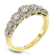 ZR1150 Color Ring in 14k Gold with Diamonds
