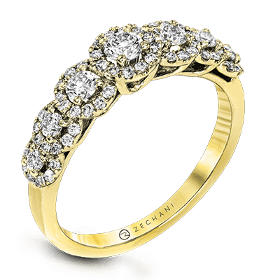 ZR1150 Color Ring in 14k Gold with Diamonds