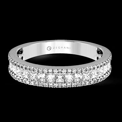 ZR1151 Anniversary Ring in 14k Gold with Diamonds