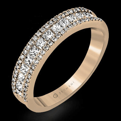 ZR1151 Anniversary Ring in 14k Gold with Diamonds