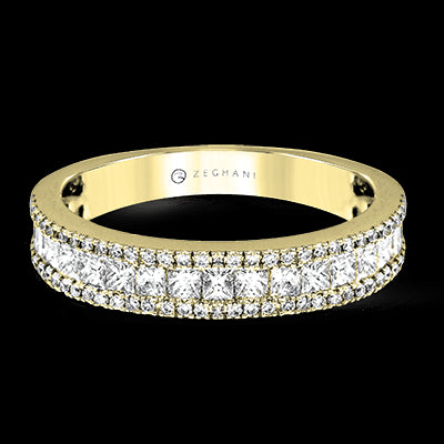 ZR1151 Anniversary Ring in 14k Gold with Diamonds