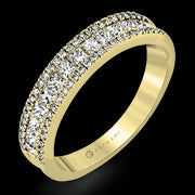 ZR1151 Anniversary Ring in 14k Gold with Diamonds