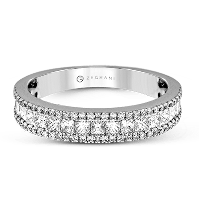 ZR1151 Anniversary Ring in 14k Gold with Diamonds