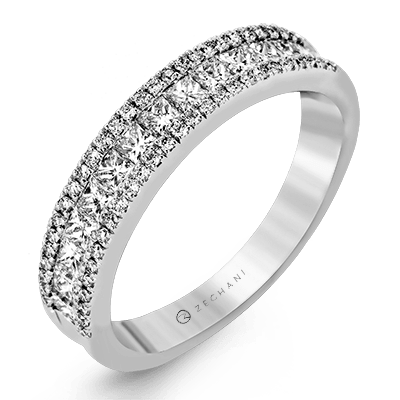 ZR1151 Anniversary Ring in 14k Gold with Diamonds