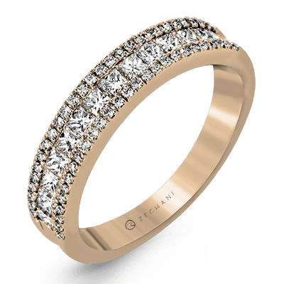 ZR1151 Anniversary Ring in 14k Gold with Diamonds