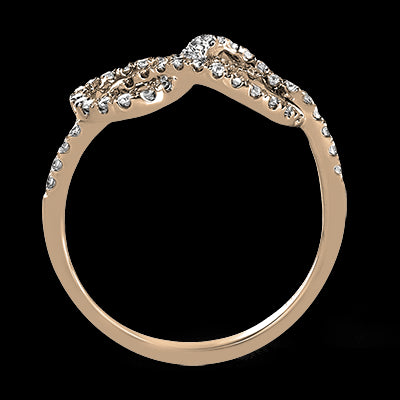 ZR1152 Right Hand Ring in 14k Gold with Diamonds