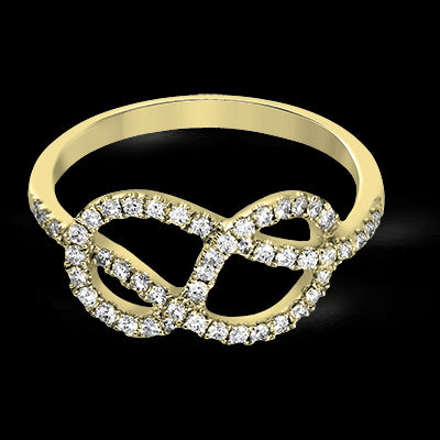 ZR1152 Right Hand Ring in 14k Gold with Diamonds