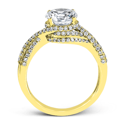 ZR1155 Engagement Ring in 14k Gold with Diamonds
