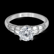 ZR1164 Engagement Ring in 14k Gold with Diamonds