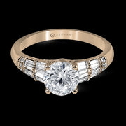 ZR1164 Engagement Ring in 14k Gold with Diamonds