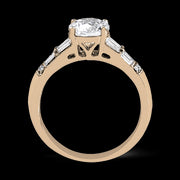 ZR1164 Engagement Ring in 14k Gold with Diamonds