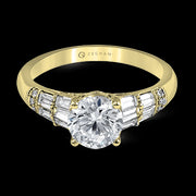 ZR1164 Engagement Ring in 14k Gold with Diamonds