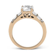 ZR1164 Engagement Ring in 14k Gold with Diamonds