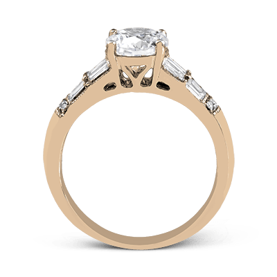ZR1164 Engagement Ring in 14k Gold with Diamonds