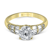 ZR1164 Engagement Ring in 14k Gold with Diamonds