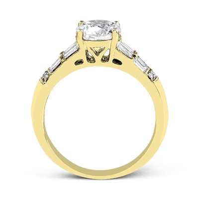 ZR1164 Engagement Ring in 14k Gold with Diamonds