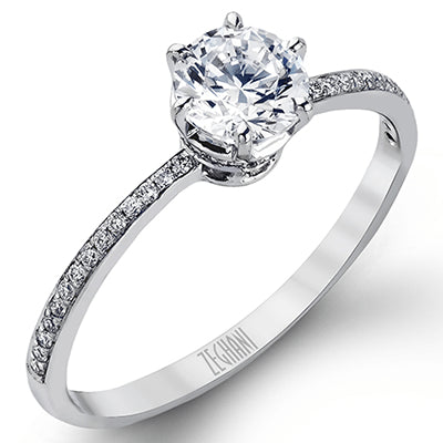 ZR117 Wedding Set in 14k Gold with Diamonds