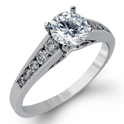 ZR118 Wedding Set in 14k Gold with Diamonds