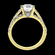 ZR120 Engagement Ring in 14k Gold with Diamonds
