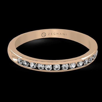 ZR12 Anniversary Ring in 14k Gold with Diamonds